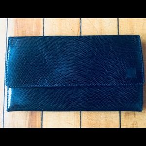 Vintage Navy Fila leather wallet